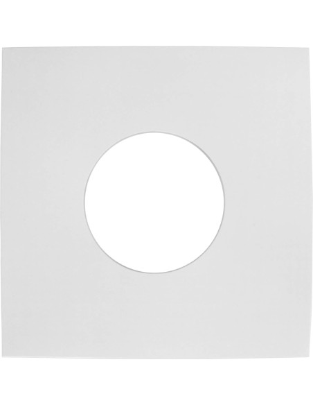 50 Pcs – Pochettes En Carton Blanches Pour Vinyls 45T
