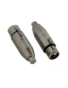 Hilec - Adaptateur RCA femele /XLR femele ( 2 pieces )