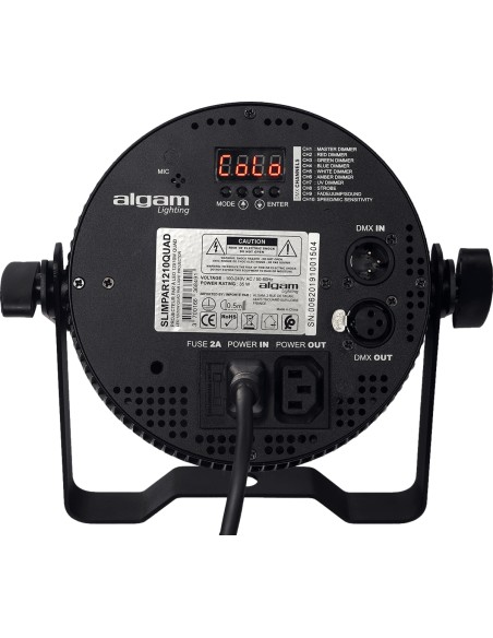 ALGAM LIGHTING - LAL SLIMPAR-1210-QUAD - Par LED 12 x 10W RGBW