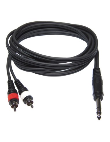 Hilec - 2x RCA / 1 xStereo Jack - 3m