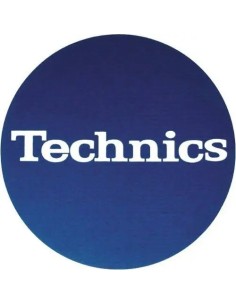 2x Feutrines Logo Technics Bleu 2