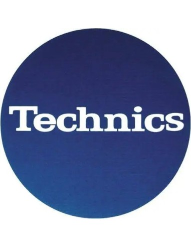 2x Slipmats Logo Technics Blue