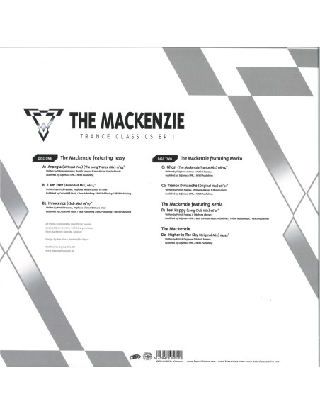 THE MACKENZIE - TRANCE CLASSICS EP 1 (2x12''LP)