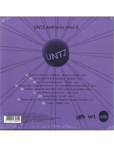 UNTZ ANTHEMS VINYL 3(2x12''LP)