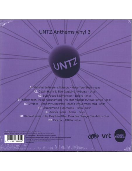UNTZ ANTHEMS VINYL 3(2x12''LP)