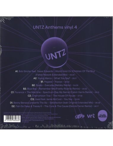UNTZ ANTHEMS VINYL 4(2x12''LP)
