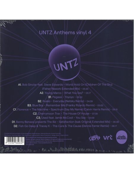 UNTZ ANTHEMS VINYL 4(2x12''LP)