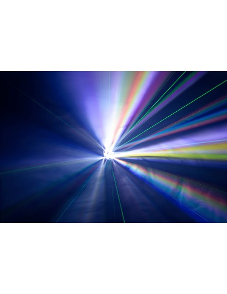 ALGAM LIGHTING - LAL MHE60 - Wash Lyre LED 6 x 15W RGBW + groene laser 200mw