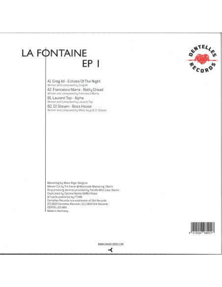 VARIOUS ARTISTS -  LA FONTAINE EP 1