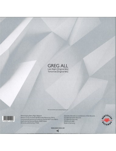 GREG ALL -  LAST NIGHT TOMORROW