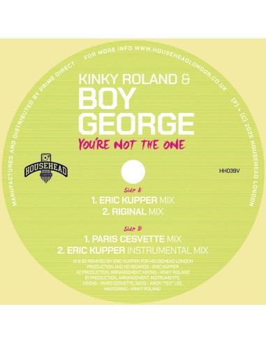 Kinky Roland & Boy George - You're Not the One