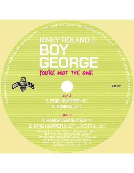 Kinky Roland & Boy George - You're Not the One