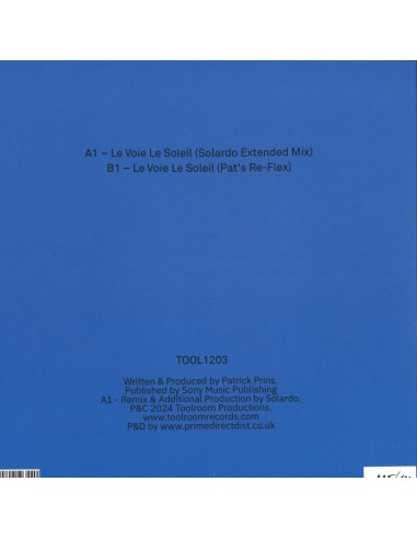 Patrick Prins - Le Voie Le Soleil