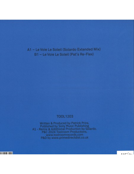 Patrick Prins - Le Voie Le Soleil