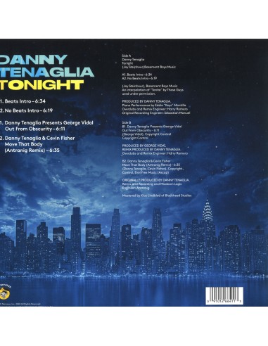Danny Tenaglia - Tonight
