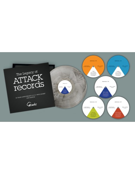 Emmanuel Top - The Legacy Of Attack Records (2025 Edition / Clear Marbled Transparent Vinyl)