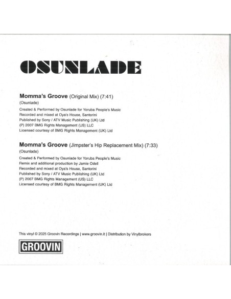 Osunlade - Mommas Groove