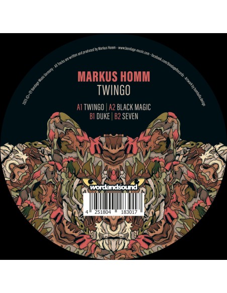 Markus Homm - Twingo (2 Vinyl only Tracks/Printed Kraftpack Sleeve)