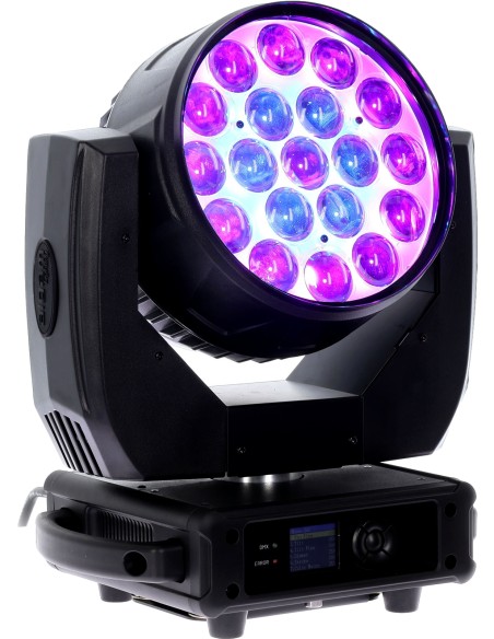 Algam Lighting - LAP MW19X15ZX - LED Wash Zoom Lyre 19 x 15W RGBW
