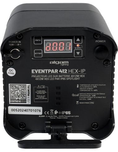ALGAM LIGHTING - LAP EVENTPAR412-HEX-IP