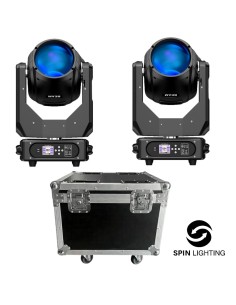 2 x 10R Lyre Beam + Flightcase