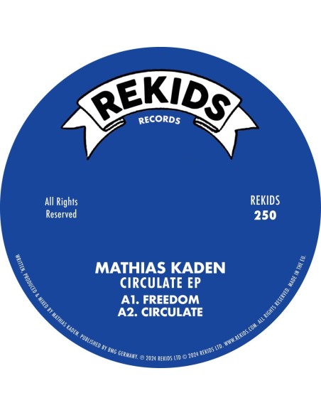 Mathias Kaden - Circulate EP (Incl. William Kiss Remix)