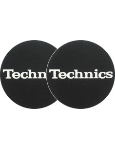 2x Feutrines Logo Technics - blanc