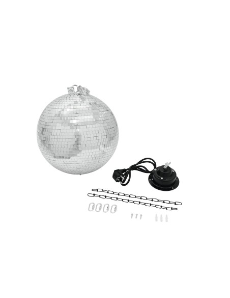 EUROLITE Mirror Ball 30cm with motor + LED Spot
