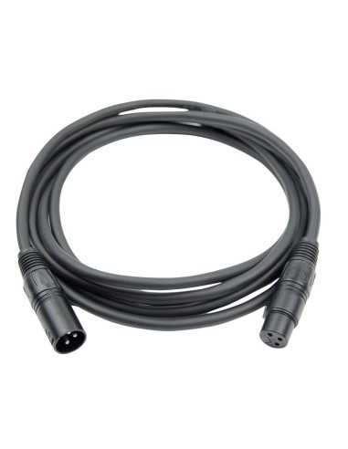 Hilec - DMX-kabel XLR 3-pins mannelijk / XLR 3-pins vrouwelijk - 5 m