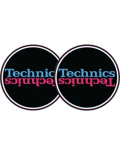 2x Feutrines Technics Bleu/Rose