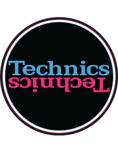2x Slipmats Technics Blue/Pink 2