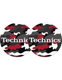 2x Slipmats Army Black-Red