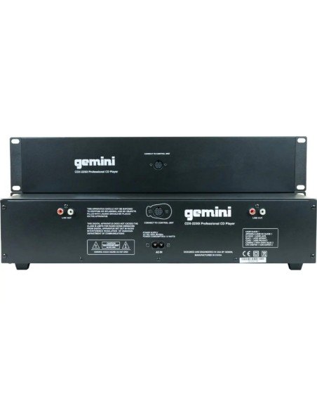 Gemini CDX-2250I : Lecteur de CD DJ avec USB