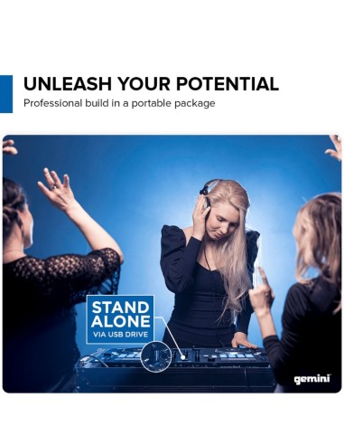 Gemini GMX : Contrôleur DJ MIDI USB Autonome