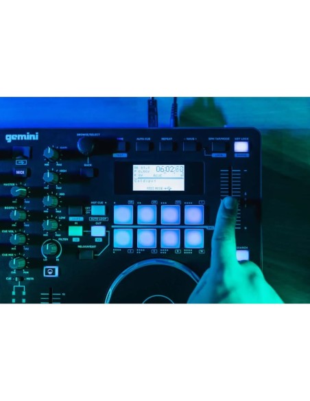 Gemini GMX : Contrôleur DJ MIDI USB Autonome