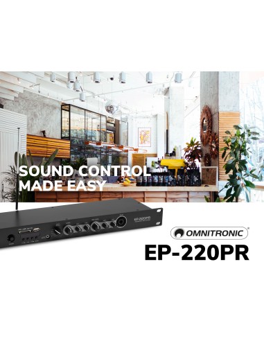 OMNITRONIC EP-220PR : Preamplifier with MP3...