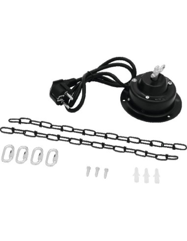 EUROLITE Set met spiegelbol van 30 cm , ketting...