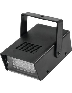 EUROLITE LED Stroboscope Disco blanc, son