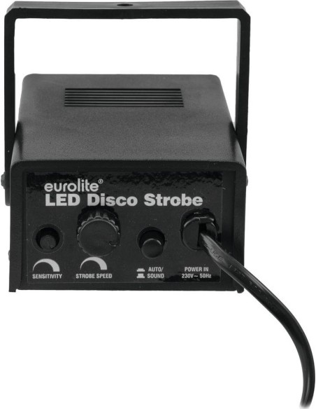 EUROLITE LED Stroboscope Disco blanc, son