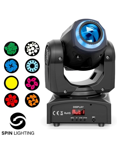SPIN Lighting : 50W Lyre Beam Moving Head