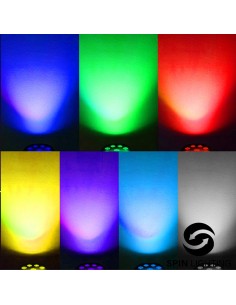 SPIN Lighting : 18x 10W RGBW 4 IN 1 LED 2