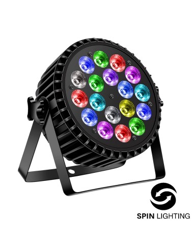 SPIN Lighting : 18x 10W RGBW 4 IN 1 LED