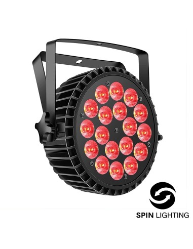SPIN Lighting : 18x 10W RGBW 4 IN 1 LED