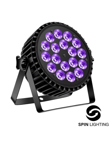 SPIN Lighting : 18x 10W RGBW 4 IN 1 LED
