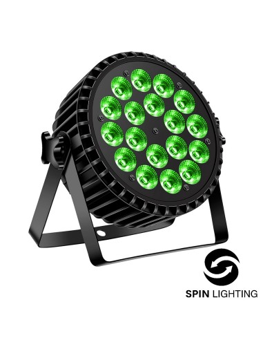 SPIN Lighting : 18x 10W RGBW 4 IN 1 LED