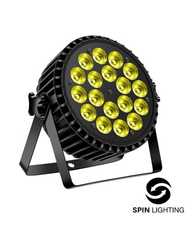 SPIN Lighting : 18x 10W RGBW 4 IN 1 LED