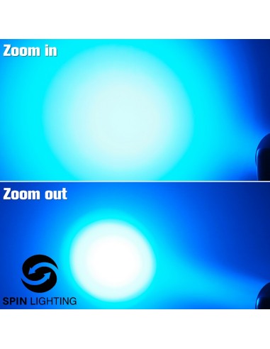 SPIN Lighting : 19 X15W Wash Moving Head Zoom