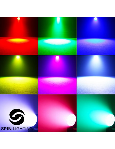 SPIN Lighting : 19 X15W Wash Moving Head Zoom