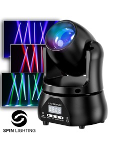 SPIN Lighting : 40W RGBW Led Mini Moving Head
