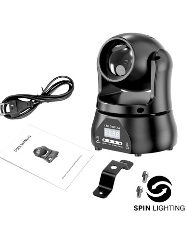 SPIN Lighting : 40W RGBW Led Mini Moving Head
